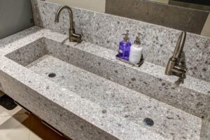 Commercial Bathroom Countertop | Superior Granite