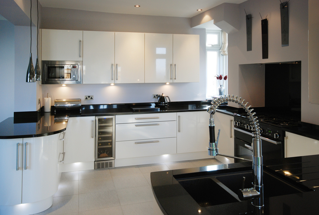 Black Granite Design Ideas for Kitchens