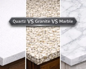 Quartz vs Granite vs Marble countertops