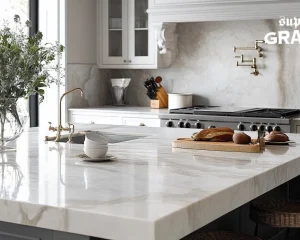 Luxury marble surfaces show the choice between Affordable vs Luxury Countertops in Florida.