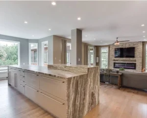 Stunning marble patterned surfaces perfect for countertop design upgrades.