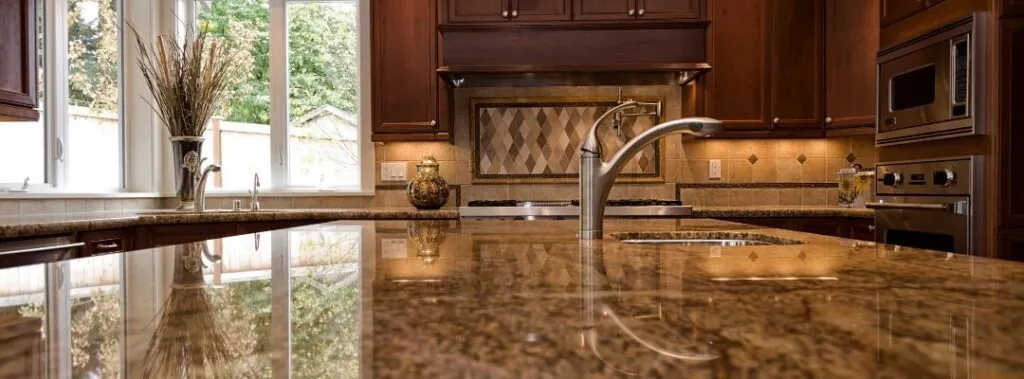 Postmodern Kitchen with Stainless Steel Appliances and Granite Countertops