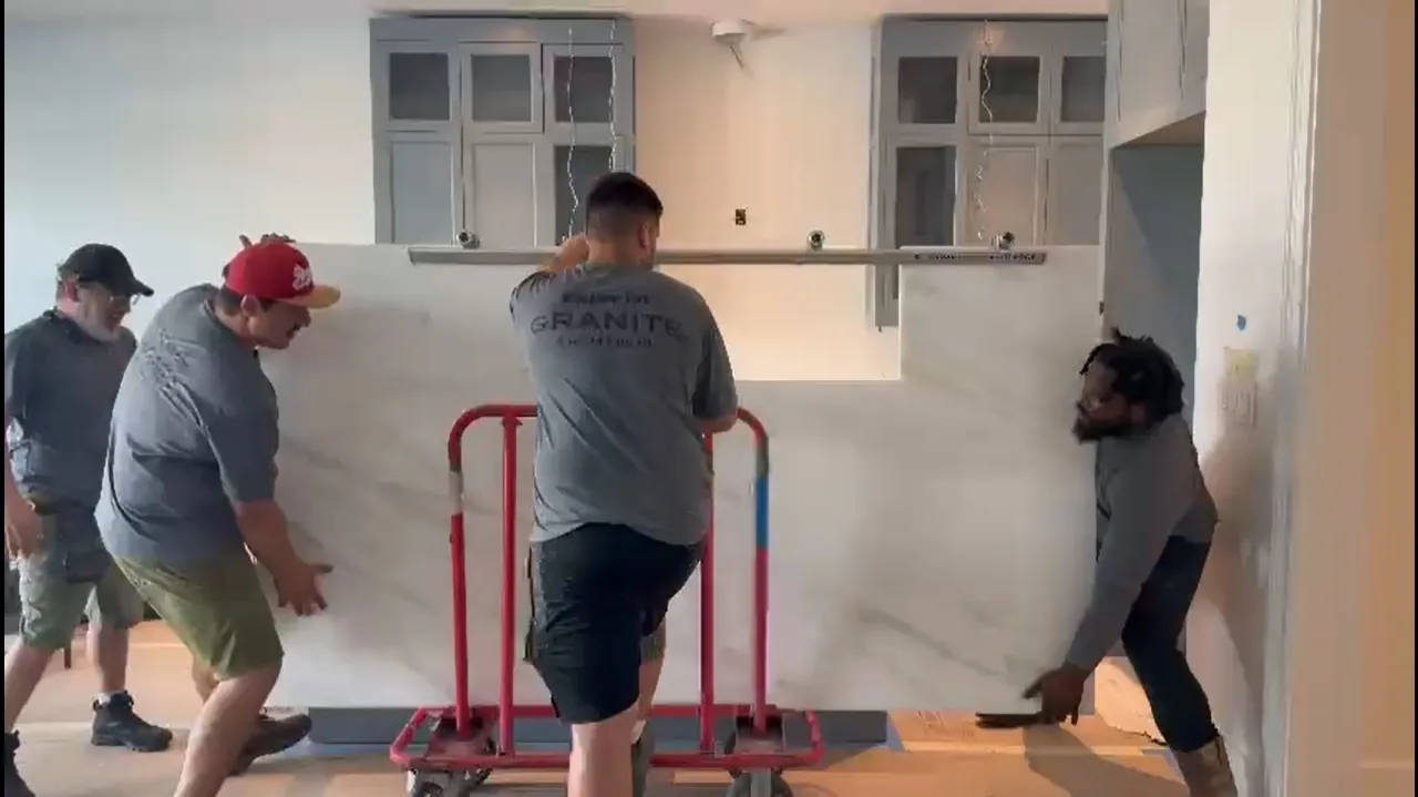 installation Countertop