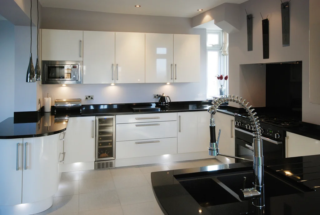 Black Granite Design Ideas for Kitchens